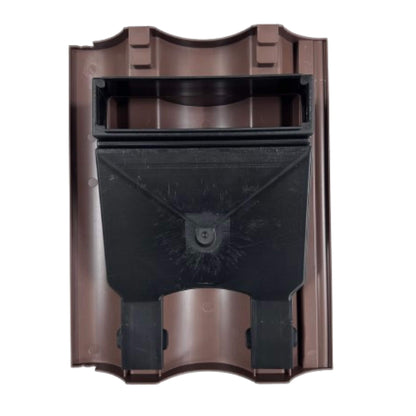 Redland Regent Vent Tile - Tudor Brown (Back View)
