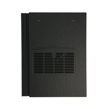 Redland Mini Stonewold Vent Tile Black Smooth - Beddoes Products