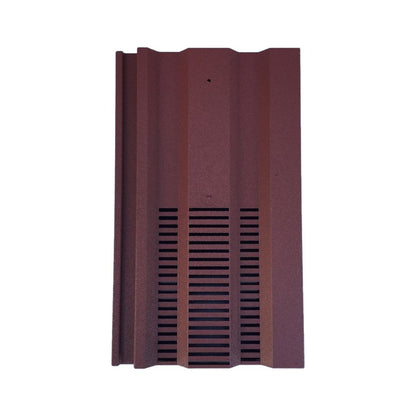 Marley Ludlow Plus Vent Tile Dark Red Granular Sanded - Beddoes Products